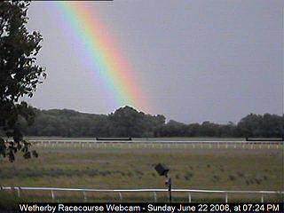 Rainbow over Wetherby Racecourse Rainbow over Wetherby Racecourse